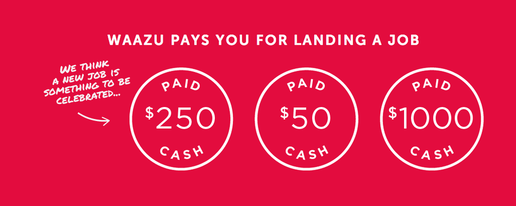 WAAZU — Waazu pays you for landing a job